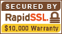 Site signed by RapidSSL