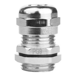 PG9 Kabelverschraubung 4-8mm IP68 Messing vernickelt DGN 3091