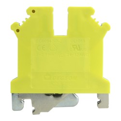 Schutzleiter-Reihenklemme 2.5mm2 gelb-grün Erdungsklemme VDE UL 3398