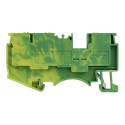 Schutzleiter-Reihenklemme 4mm2 3-Leiter gelb-grün Erdungsklemme 3961