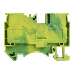 Schutzleiter-Reihenklemme 6mm2 gelb-grün Erdungsklemme UL 3886
