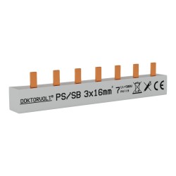3P Phasenschiene Stift 7-polig 16mm²