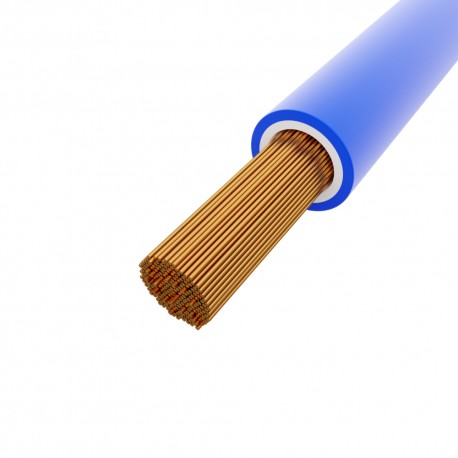 Kabel T-Litze Eca 6qmm blau H07 V-K