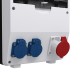 16A 2x230V pTD-S Stromverteiler 3F Zähler mit SIEMENS und MENNEKES Doktorvolt 4777