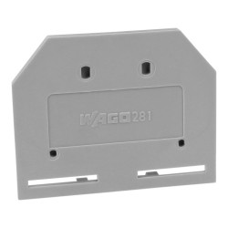 25 Stück WAGO Kontakttechnik 2L-Abschlussplatte 2000-1291 grau Zwischenplatten 