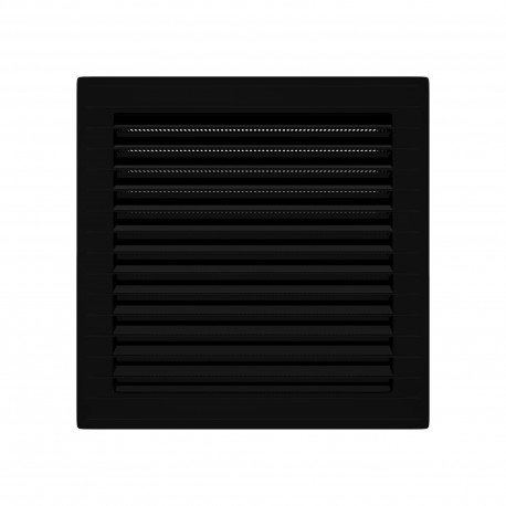 Lüftungsgitter schwarz eloxiert 2400 x 96 x 20 x 1,6 mm -  Dinkel-Pinselversand