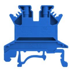 Reihenklemme 1.5mm2 Schraubklemme Blau VDE UL 5699
