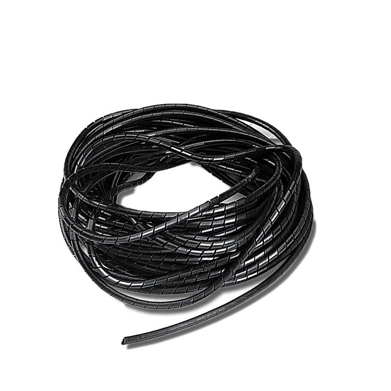 SENDILI kabelklemme Selbstklebend & Kabelschlauch 13mm 10mmx1.5m Kabelschutz für Kabelorganisation zu Hause und im Büro Schwarz 