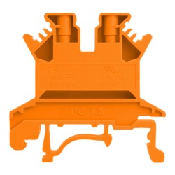Reihenklemme 1.5mm2 Schraubklemme Orange VDE UL
