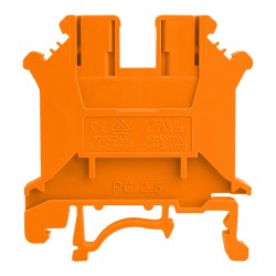 Reihenklemme 2.5mm2 Schraubklemme Orange VDE UL 7686