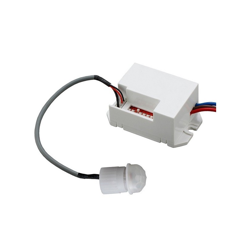 Mini Bewegungsmelder 360° Decke Unterputz Einbau PIR Sensor für LED ok 230V IP20 
