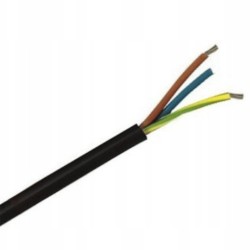 Kabel Gummileitung 3x2,5mm2 H07RN-F 450/750V schwarz Gummikabel Preis/1m