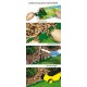 Bradas Umrandung Rasenkante Gartenzaun für Rasenbeete braun 75m PALISGARDEN 0125