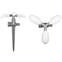 3-Arm Kreisregner 176m² mit Erdspieß Rasensprenger 360° BRADAS WL-3325