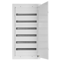 Doktorvolt Verteilerkasten Unterputz Sicherungskasten aus Metall 144 Module 6-reihig IP30 MP144/6/24