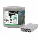 Zaunband 19cmx36m grau Zaunblende Gartensichtschutz Lärmschutz BRADAS 1464