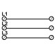 Hauptleitungsklemme Anschlussklemme ETB 50/1x3 (L1,L2,L3) Al/Cu Universalklemme elektroinstallation 6 Löcher  Elektro Becov