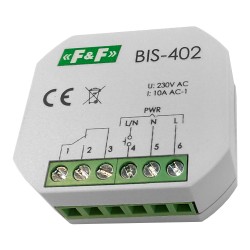 Bistabile Relais Stromstoßrelais für Unterputzdose pulse F&F BIS-402 4062
