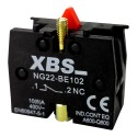 XBS Kontaktblock Hilfsschalter Kontakt Block Hilfsschaltblock Schalter 1NC 6A 1Ö NG22-BE102
