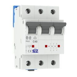 Leitungsschutzschalter C40A 3-Polig 10kA VDE Sicherung Automat LS-Schalter SEZ 1637