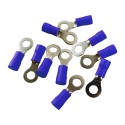 10Stk Quetsch Ring Kabelschuhe Ringöse 4mm Öhsen blau MSZS 1,5-2,5mm2 MSZS-2,5/4