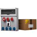 Stromverteiler GR-S/FI 32 2x16 4x230V Schalter 0-1 Stromzähler MID Doktorvolt® 9108