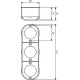 Schalterdose Unterputzdose für den Trockenbau 60mm 13.73