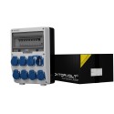 Stromverteiler TD-S/FI 8x230V Fi-Schalter 25A 30mA 2-Polig TYP A Doktorvolt 2824