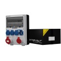 Stromverteiler TD-S/FI 16A 32A 4x230V franz/belg System Doktorvolt 6916