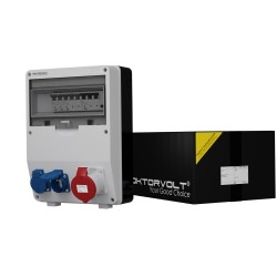 Stromverteiler TD-S/FI 1x32A 2x230V franz/belg System Doktorvolt 6930