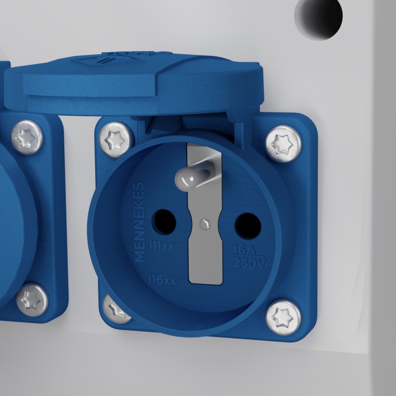 Stromverteiler mit Stromzähler TDS/FI 1x32A 2x230V FR