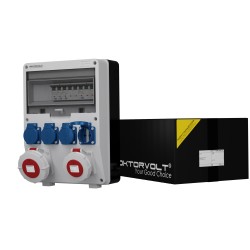 Stromverteiler TD-S 32A 16A 4x230V IP54 Doktorvolt® 0069