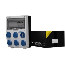Stromverteiler TD-S/FI 6x230V franz/belg System Doktorvolt® 0618