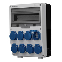 Stromverteiler TD 8x230V franz/belg System Doktorvolt DV-6893-F