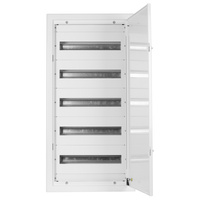 Doktorvolt Verteilerkasten Unterputz Sicherungskasten aus Metall 90 Module 5-reihig IP30 MP90/5/18