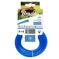 Mähfaden 3,0mm 100m TRIMMER 5-Kant Bradas ZTG30100K