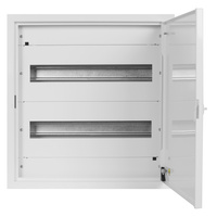 Doktorvolt Verteilerkasten Aufputz Sicherungskasten aus Metall 36 Module 2-reihig IP30 MN36/2/18