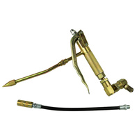 Druckluft Fettpresse pneumatisch Handpresse Schmierstoffgeber G01129A