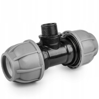 T-Stück für PE Rohr Außengewinde Bradas verschiedene Größe 7735 7155 7131 7711 7124 7094 7100 7087 DSRA10T20M34