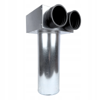 Lüftungsverteiler Verteilerkasten 2x75 Ø100 Wohnraumlüftung Luftverteiler E-KSR-2x75/100-OC