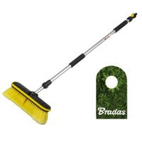 Autowaschbürste Teleskop 90-160cm 10" mit Wasserventil Bradas ESQ2073