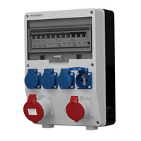 Stromverteiler TD-S/FI 16A 32A 4x230V franz/belg System Doktorvolt DV-6916-F