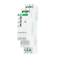 Netzüberwachung Phasenwächter Phase Monitor Phasenüberwachung Phasenausfall F&F CZF-310