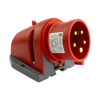 Wandstecker CEE Aufputz Stecker 5P 16A 400V IP44 VDE TP Electric 3105-312-1600
