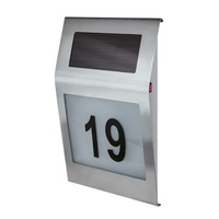 Hausnummer Solar Hausnummerleuchte NUMERO LED 0,12W 6500K Strühm 03615