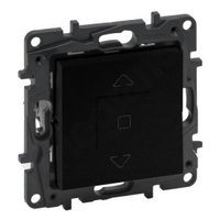 Rolladenschalter Jalousieschalter 3-fach 6 AX schwarz Niloe Step 863544