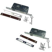 Zimmertürschloss Zimmertürschloß Einsteckschloss Schloss Schloß BB 72/55 mm 6276 DV-6252-ZA-L