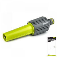 Spritzdüse Kunststoff Wasserspritze stellbar Steckkupplung Sprühspritze Spritzbrause LIME LINE SOFT BRADAS LE-S4710K