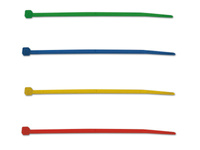 100 Stk. Kabelbinder farbig Nylon Set Sortiment Industriequalität verschiedene Farben BMBL2048E