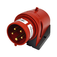 CEE Wandstecker mit Phasenwender Aufputz 5P 16A 400V IP44 3105-352-1600